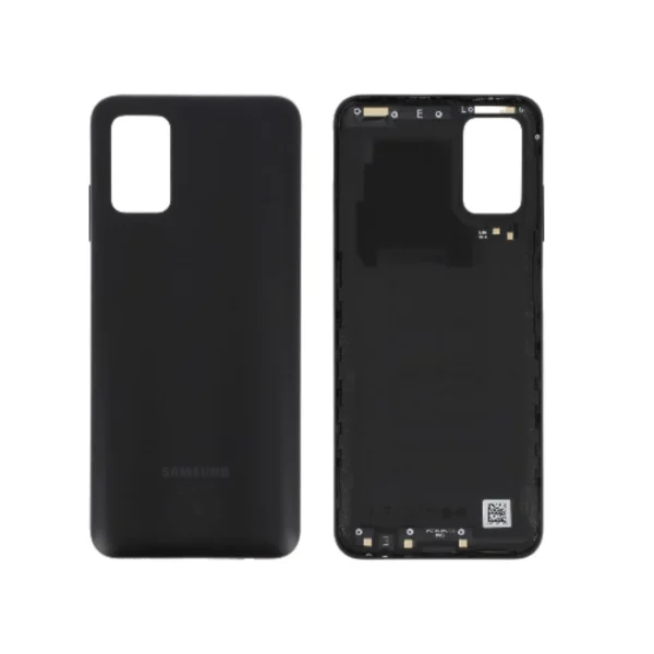 Tampa Traseira para Samsung Galaxy A03s (A037G) - Preta (SERVICE PACK)
