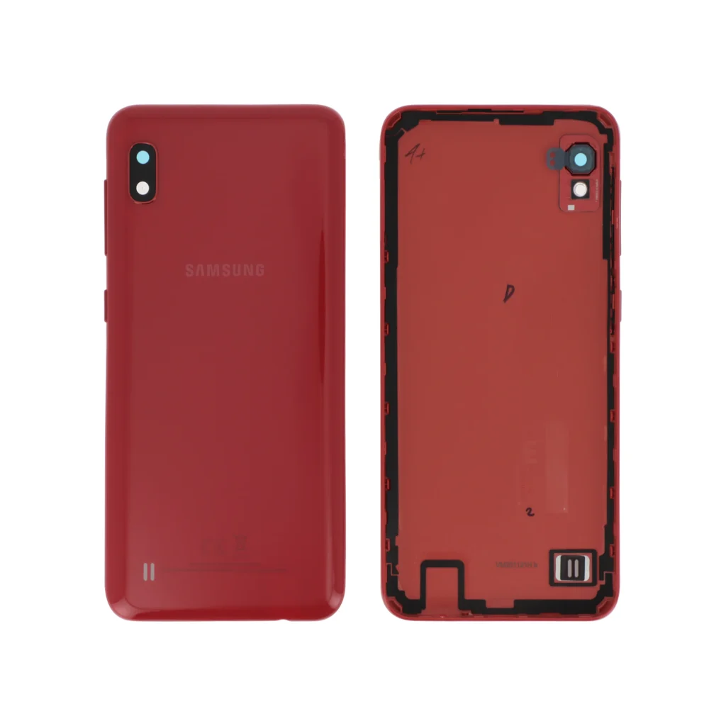 Tampa Traseira para Samsung Galaxy A10 (A105FN) - Vermelha (SERVICE PACK)