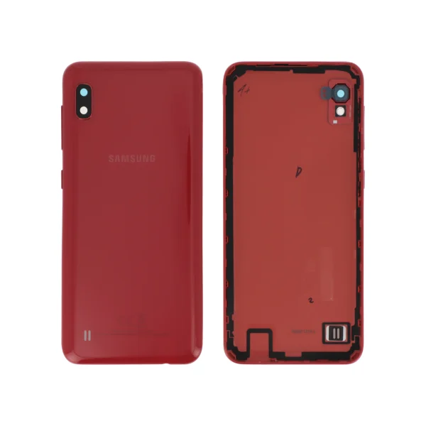 Tampa Traseira para Samsung Galaxy A10 (A105FN) - Vermelha (SERVICE PACK)