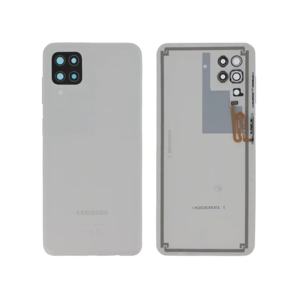 Tampa Traseira para Samsung Galaxy A12/A12s (A125/A127F) - Branca (SERVICE PACK)