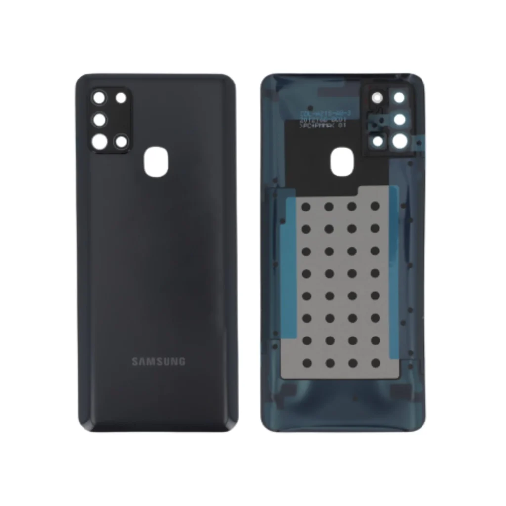 Tampa Traseira para Samsung Galaxy A21s (A217F) - Preta (SERVICE PACK)