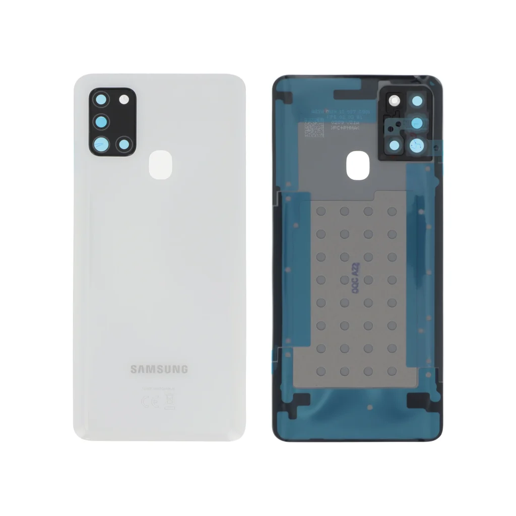 Tampa Traseira para Samsung Galaxy A21s Branca (SERVICE PACK)