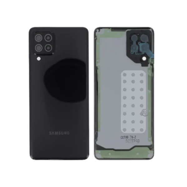 Tampa Traseira para Samsung Galaxy A22 4G (A225F) - Preta (SERVICE PACK)