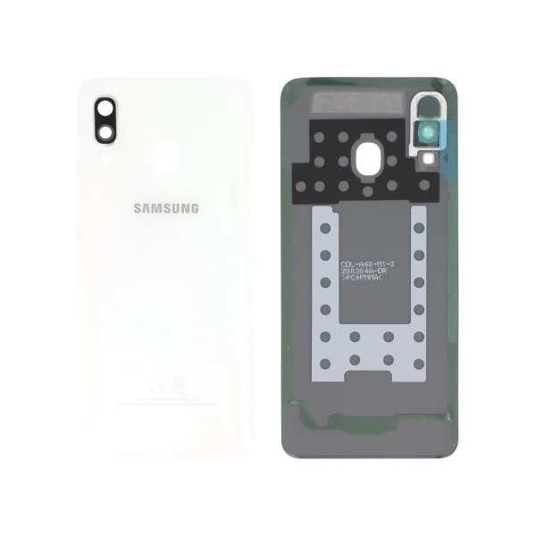 Tampa Traseira para Samsung Galaxy A40 (A405F) Branca (SERVICE PACK)