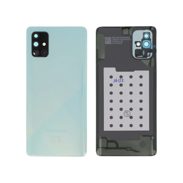 Tampa Traseira para Samsung Galaxy A71 Azul (SERVICE PACK)
