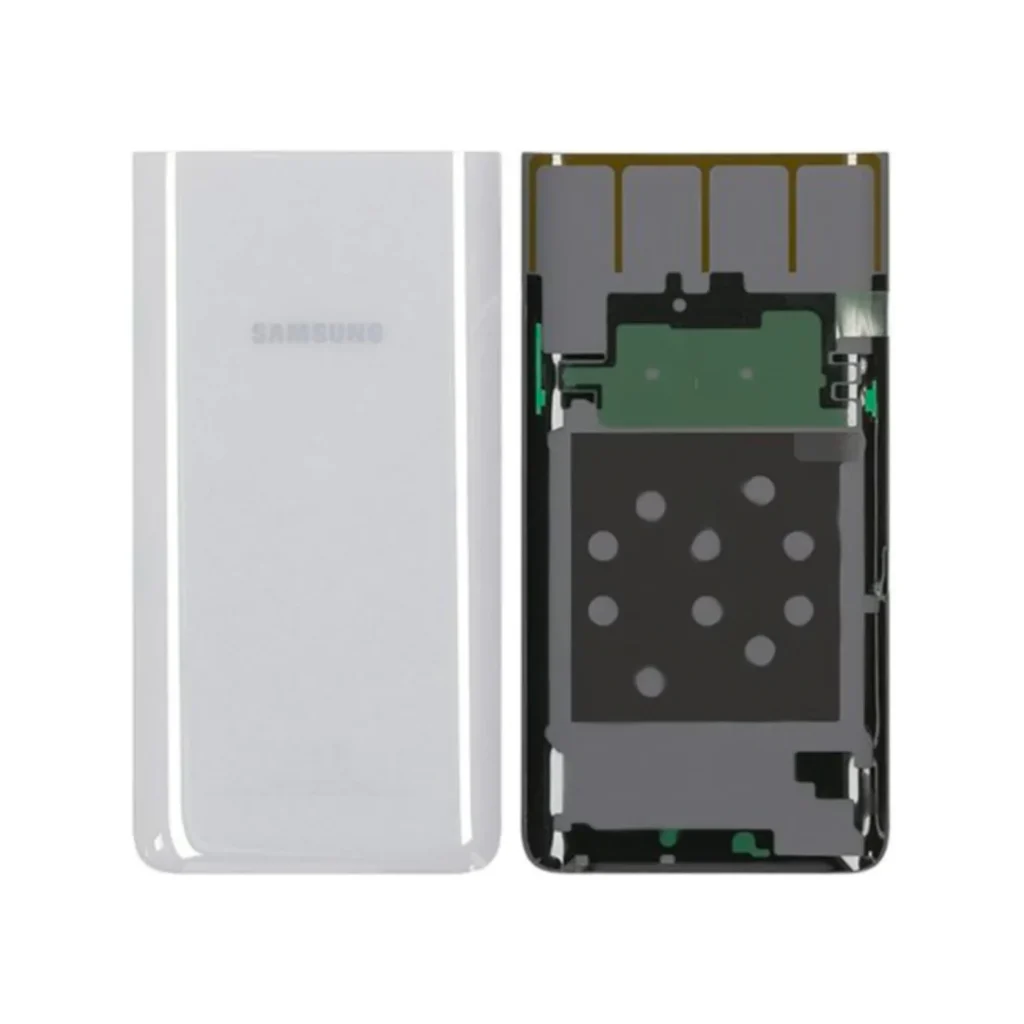 Tampa Traseira para Samsung Galaxy A80 (A805F) Prateada (SERVICE PACK)