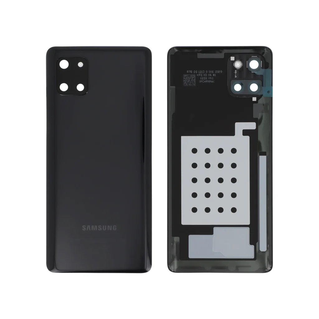 Tampa Traseira para Samsung Galaxy Note 10 Lite (N770F) - Preta (SERVICE PACK)