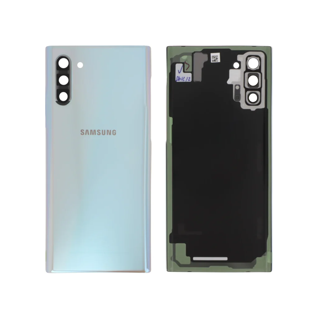 Tampa Traseira para Samsung Galaxy Note 10 (N970F) Prateada (SERVICE PACK)