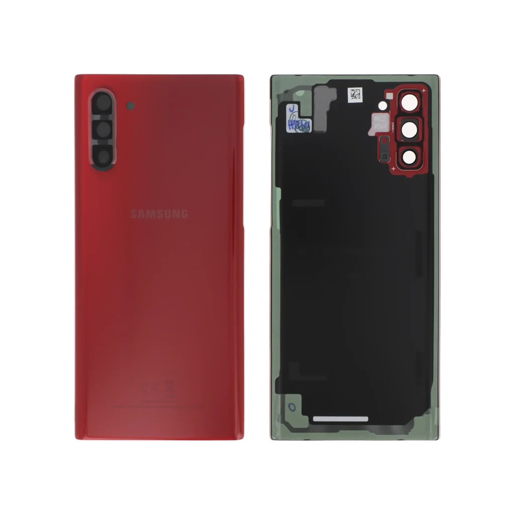 Tampa Traseira para Samsung Galaxy Note 10 (N970F) - Vermelha (SERVICE PACK)