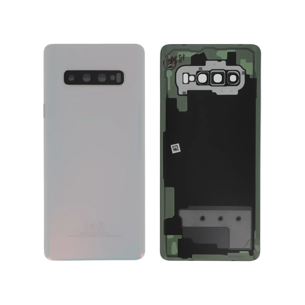 Tampa Traseira para Samsung Galaxy S10+ (G975F) Prime Branca (SERVICE PACK)