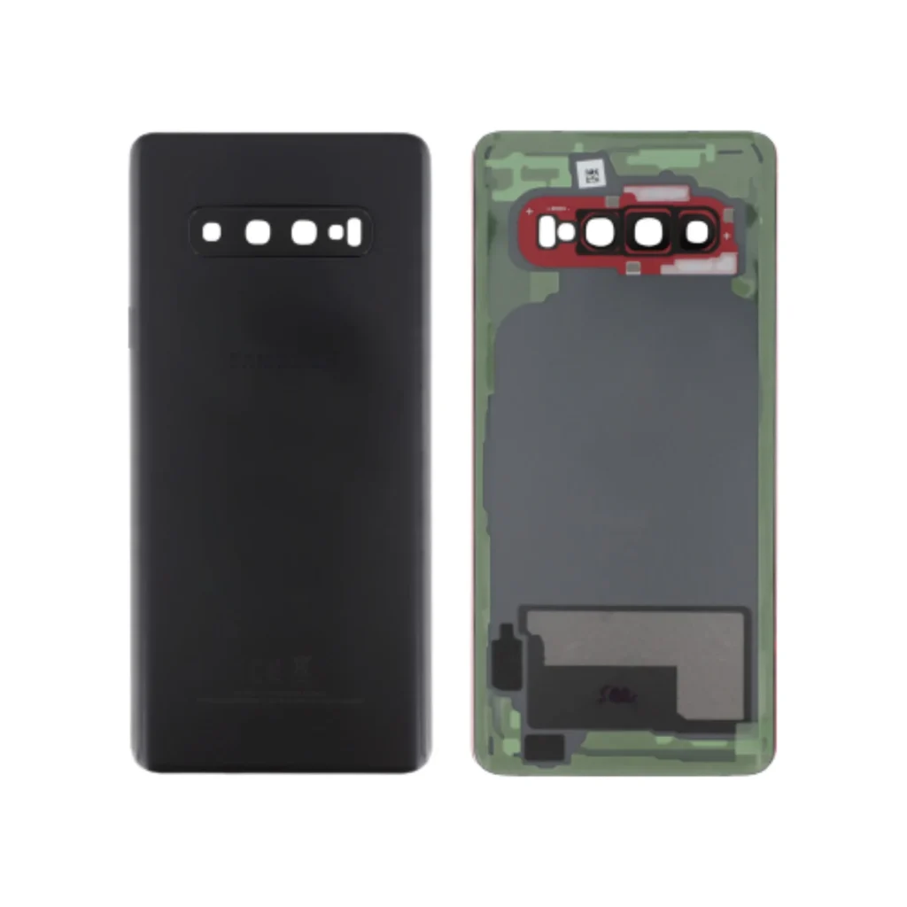 Tampa Traseira para Samsung Galaxy S10+ (G975F) Prism Preta (SERVICE PACK)