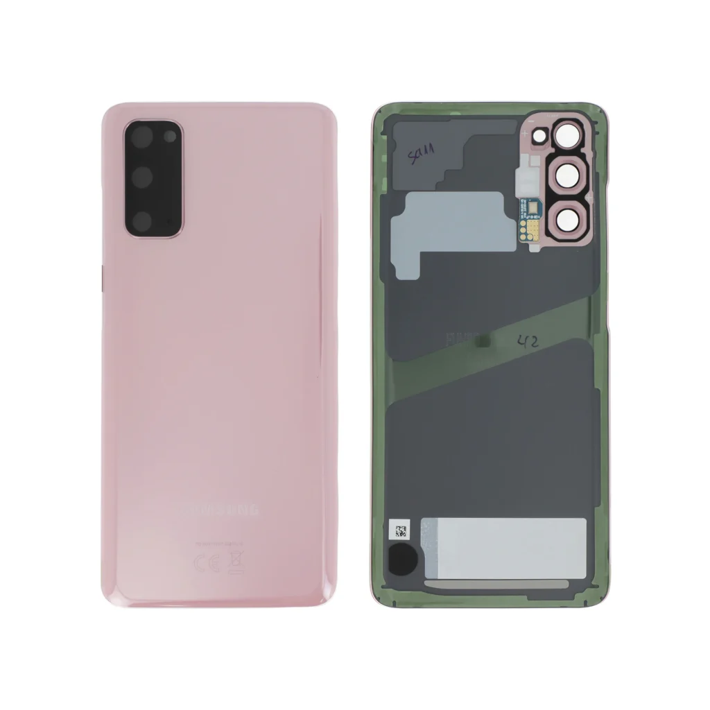 Tampa Traseira para Samsung Galaxy S20 / S20 5G Rosa (SERVICE PACK)
