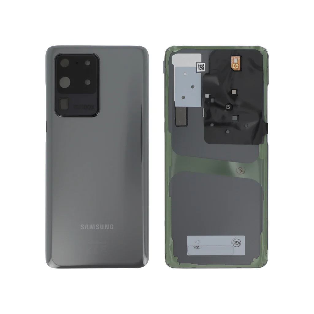 Tampa Traseira para Samsung Galaxy S20 Ultra 5G (G988F) - Cinzenta (SERVICE PACK)