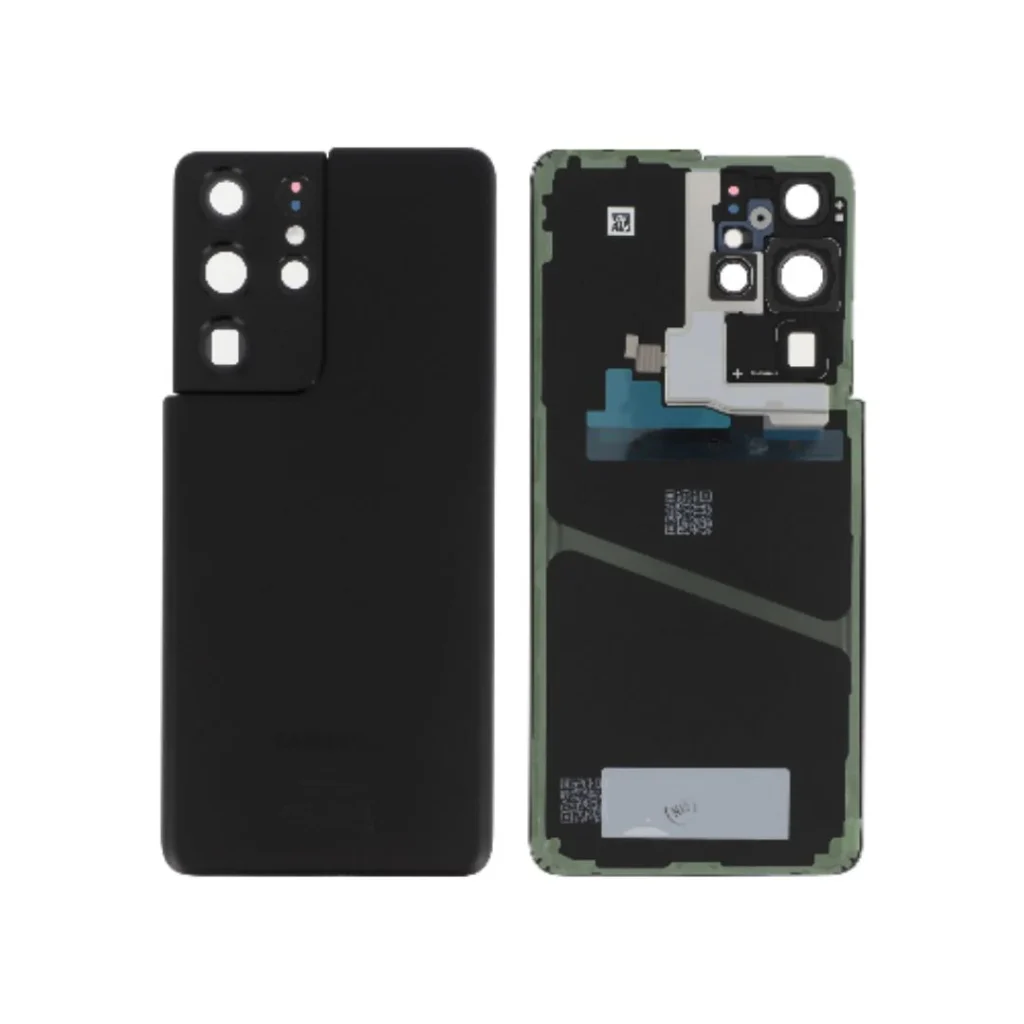 Tampa Traseira para Samsung Galaxy S21 Ultra 5G (G998B) - Preta (SERVICE PACK)