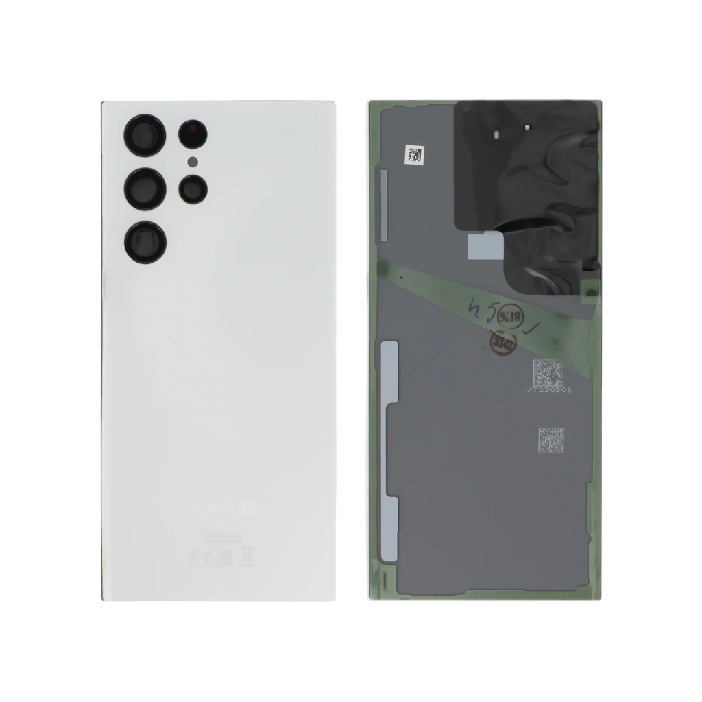 Tampa Traseira para Samsung Galaxy S22 Ultra (G908B) - Branca (SERVICE PACK)