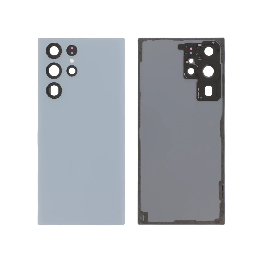 Tampa Traseira para Samsung Galaxy S22 Ultra (S908B) Azul Céu
