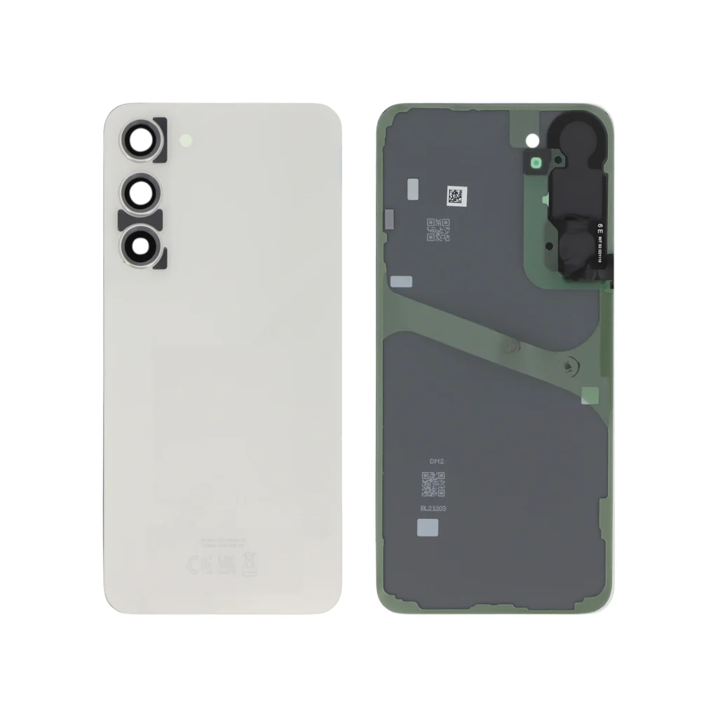 Tampa Traseira para Samsung Galaxy S23+ Creme (SERVICE PACK)