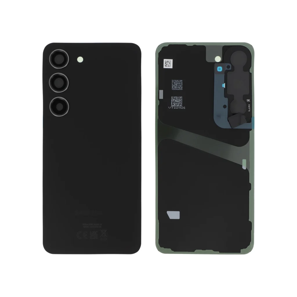 Tampa Traseira para Samsung Galaxy S23 Preta (SERVICE PACK)