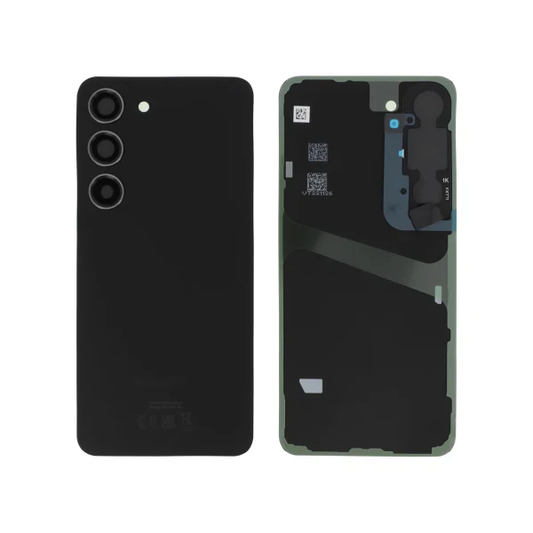 Tampa Traseira para Samsung Galaxy S23 Preta (SERVICE PACK)
