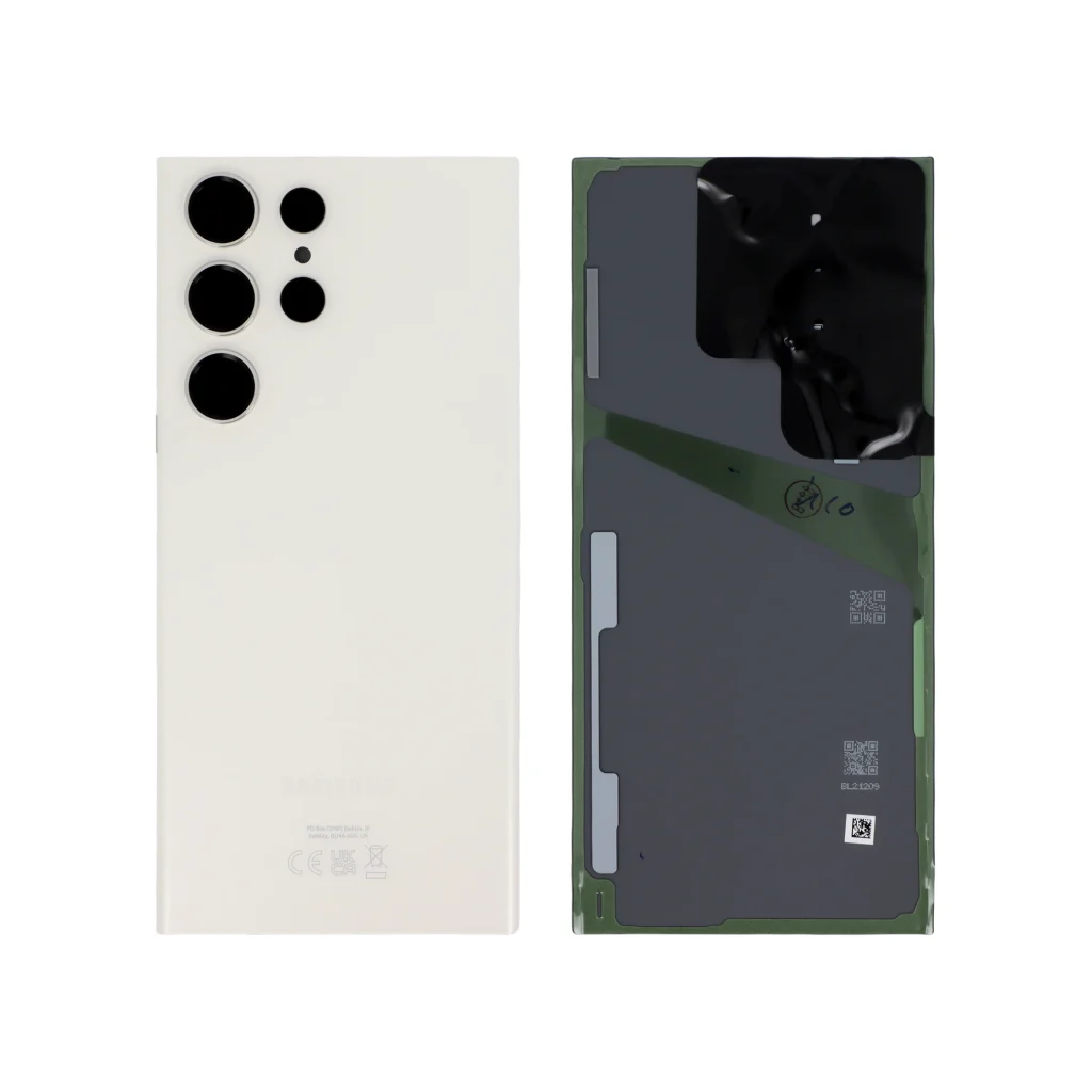 Tampa Traseira para Samsung Galaxy S23 Ultra (S918B) - Creme (SERVICE PACK)