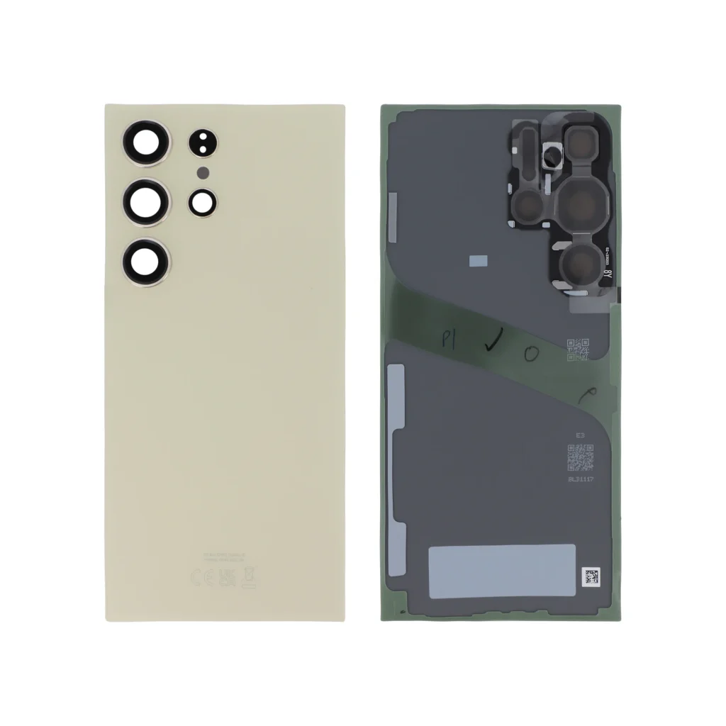 Tampa Traseira para Samsung Galaxy S24 Ultra - Titânio Amarela (SERVICE PACK)