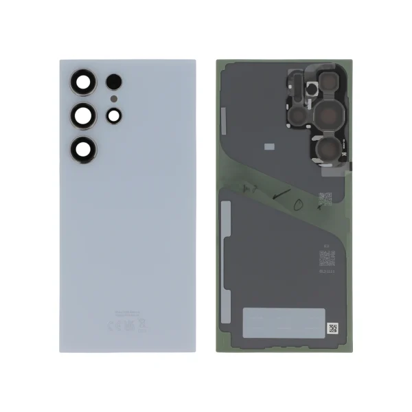 Tampa Traseira para Samsung Galaxy S24 Ultra Titânio Azul (SERVICE PACK)