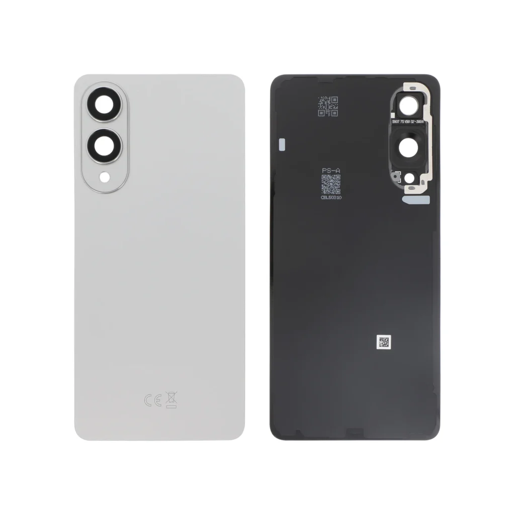 Tampa Traseira para Samsung Galaxy S25 Edge (S937B) Prateada Titânio (SERVICE PACK)