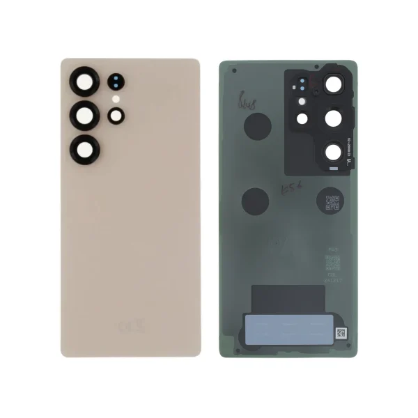 Tampa Traseira para Samsung Galaxy S25 Ultra Ouro Rosa Titânio (SERVICE PACK)