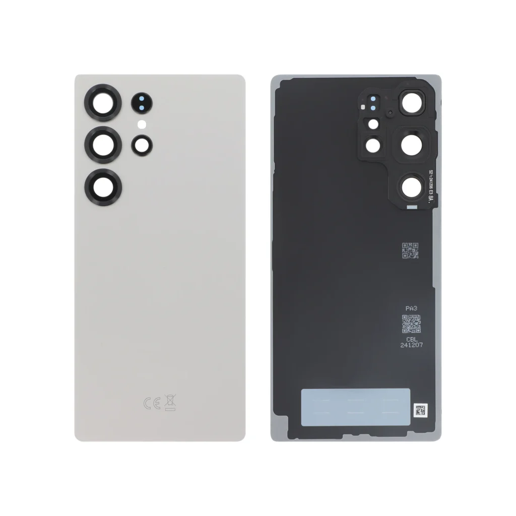 Tampa Traseira para Samsung Galaxy S25 Ultra (S938B) - Titânio Cinzenta (SERVICE PACK)