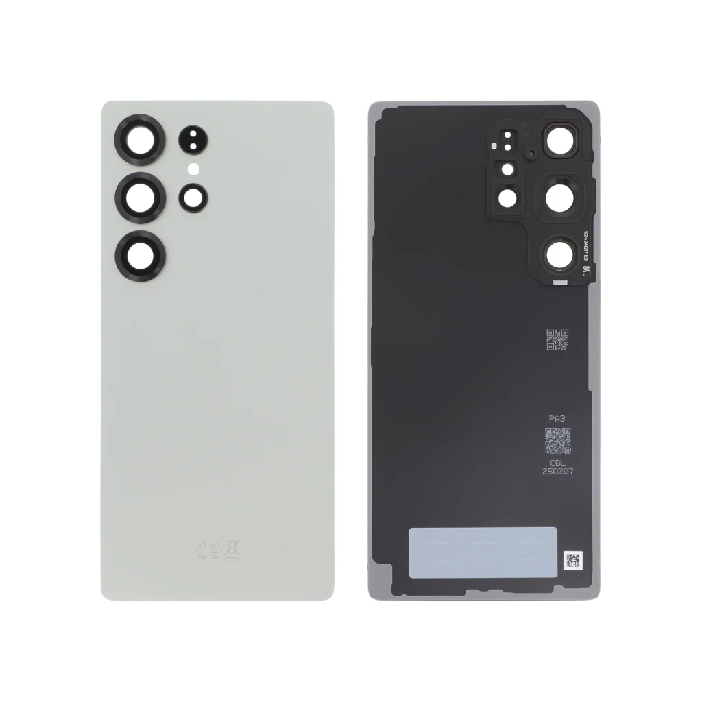 Tampa Traseira para Samsung Galaxy S25 Ultra Titânio Verde (SERVICE PACK)