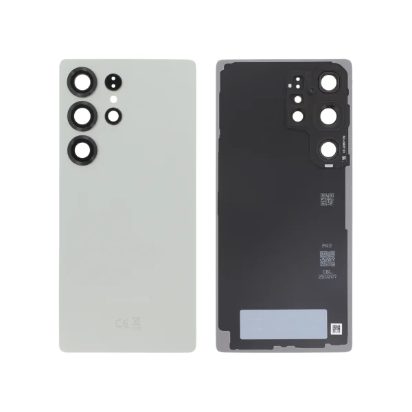 Tampa Traseira para Samsung Galaxy S25 Ultra Titânio Verde (SERVICE PACK)