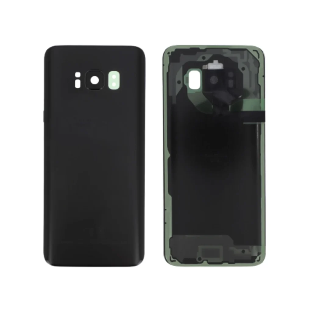 Tampa Traseira para Samsung Galaxy S8 Preta Carbono (SERVICE PACK)