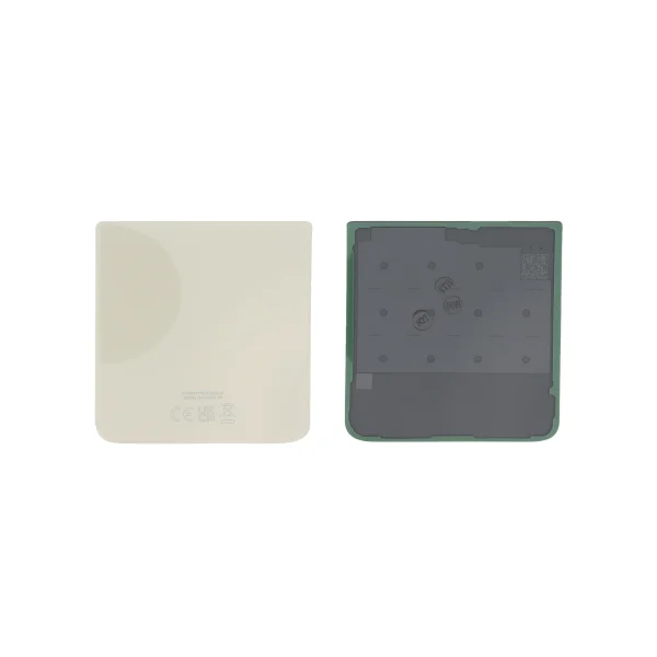 Tampa Traseira para Samsung Galaxy Z Flip3 5G Bege (SERVICE PACK)