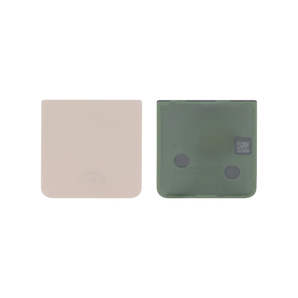 Tampa Traseira para Samsung Galaxy Z Flip4 - Ouro Rosa (SERVICE PACK)