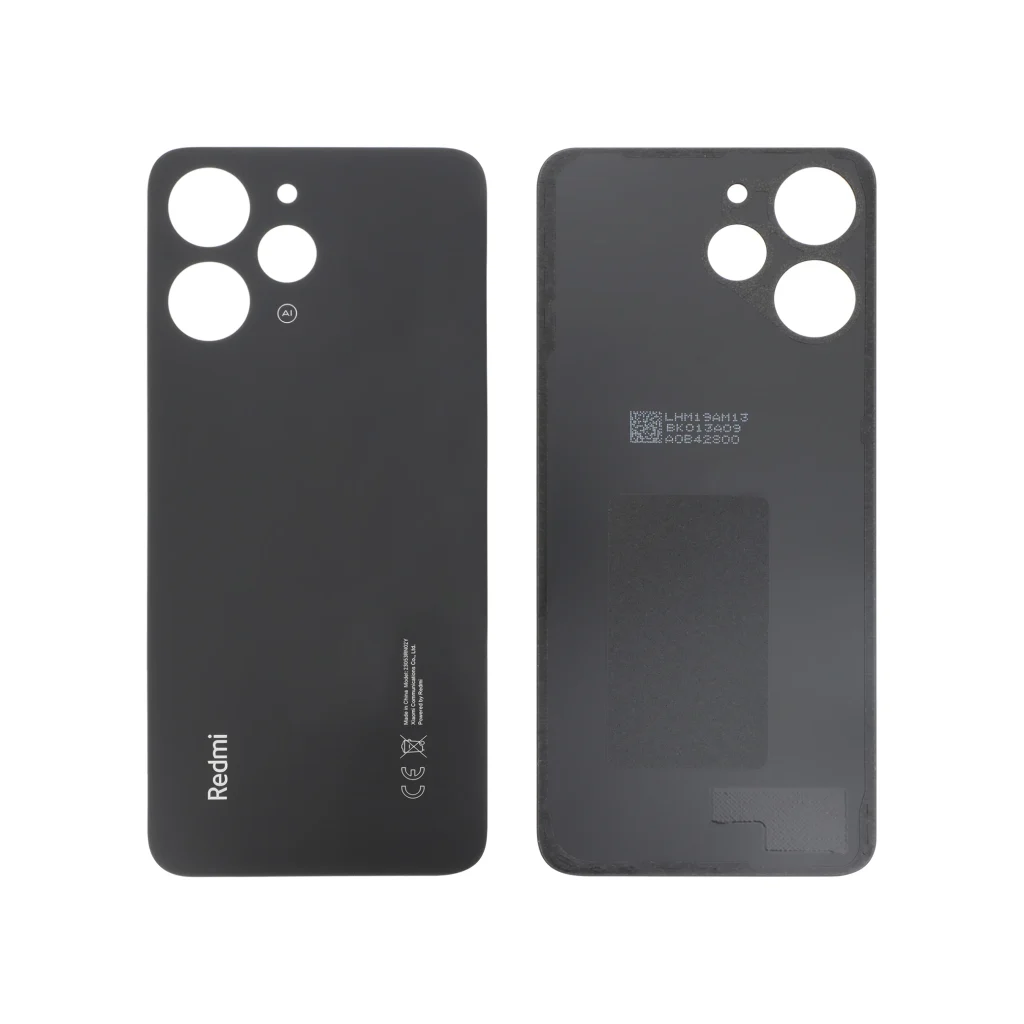 Tampa Traseira para Xiaomi Redmi 12 4G - Preta (SERVICE PACK)