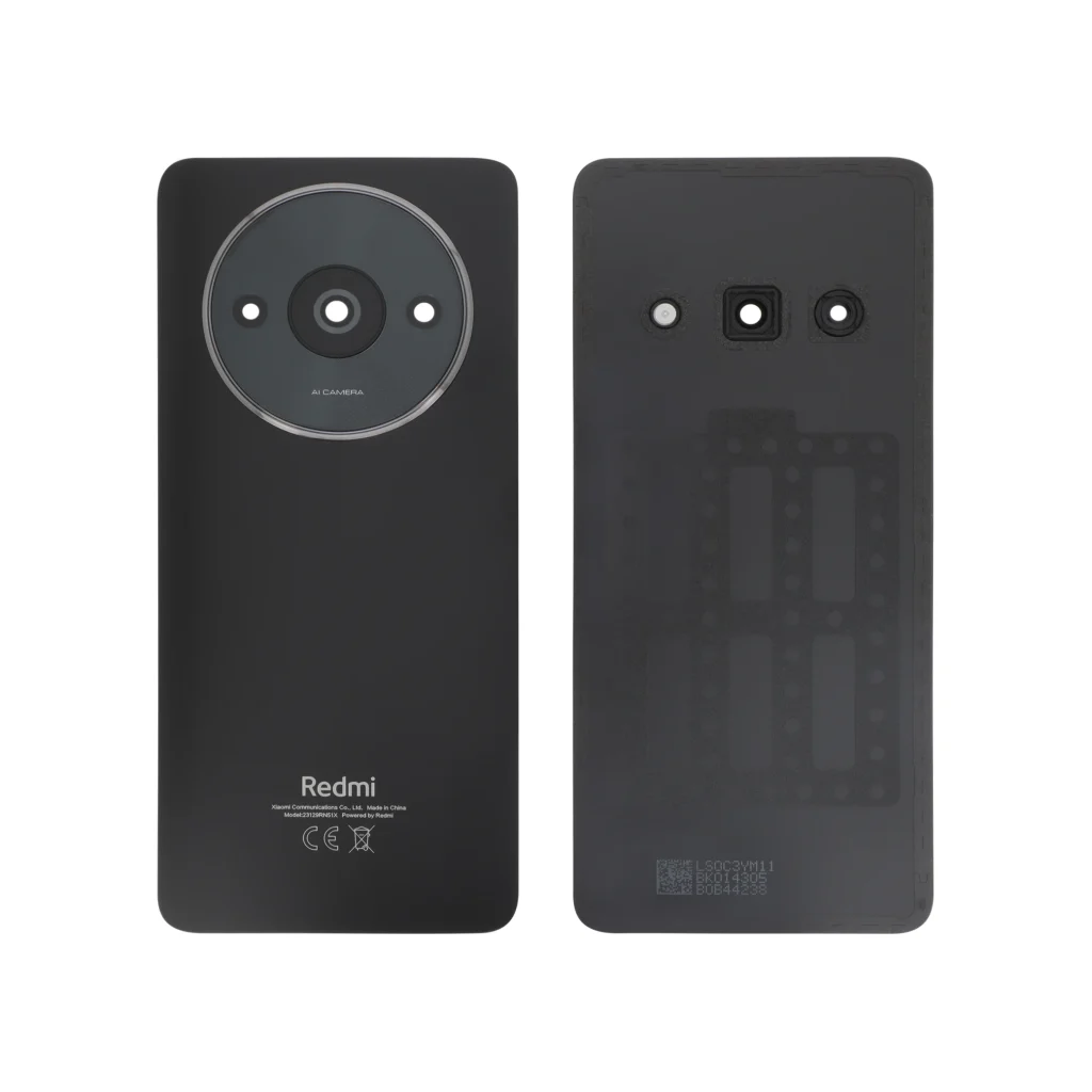 Tampa Traseira para Xiaomi Redmi A3 - Preta (SERVICE PACK)