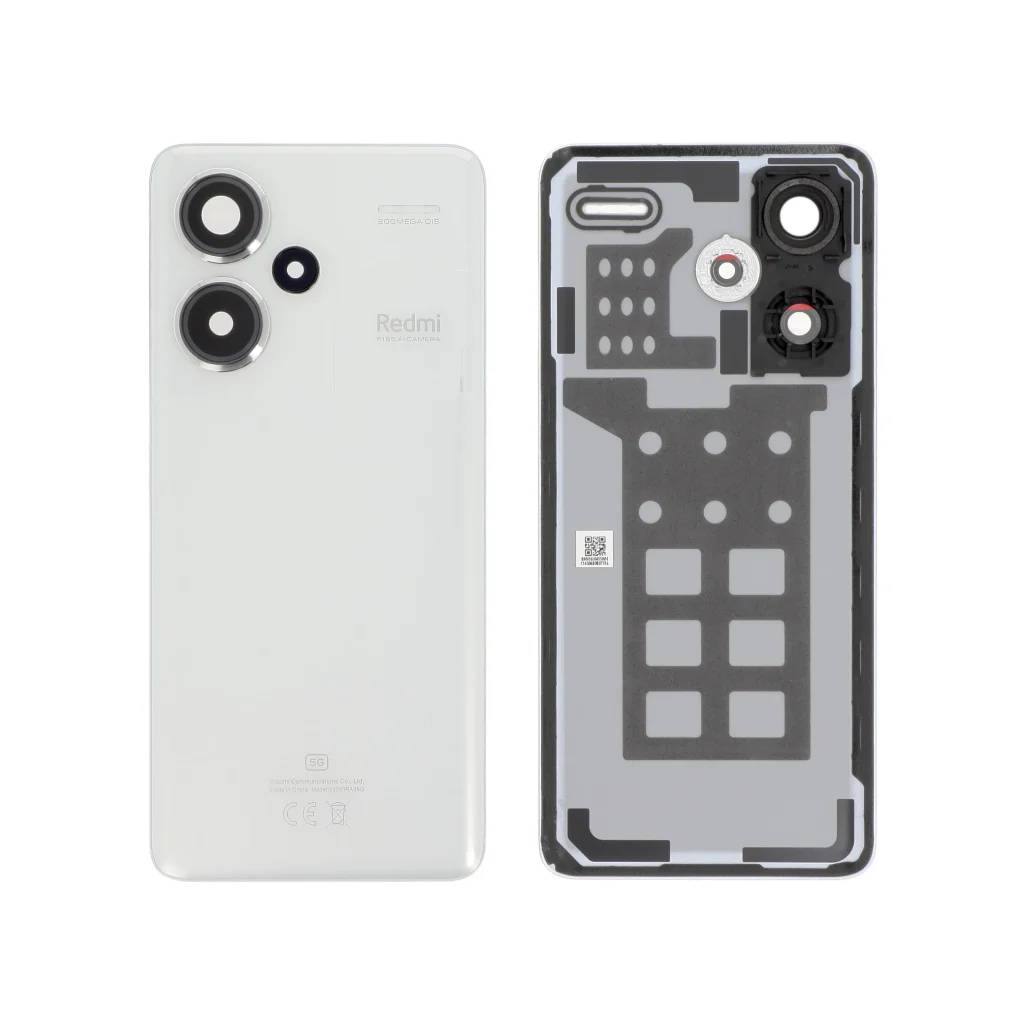 Tampa Traseira para Xiaomi Redmi Note 13 Pro+ 5G - Branca (SERVICE PACK)