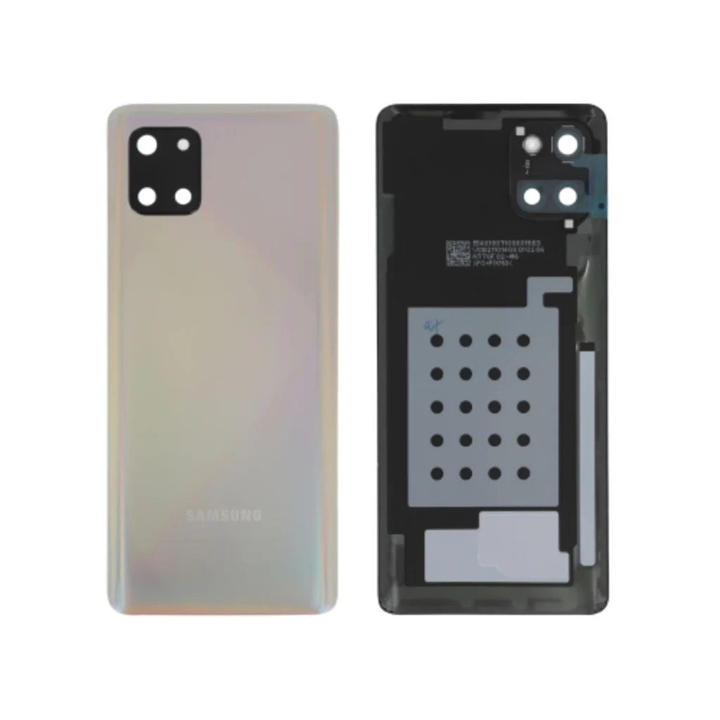Tampa Traseira Prateada para Samsung Galaxy Note 10 Lite (N770F) (SERVICE PACK)
