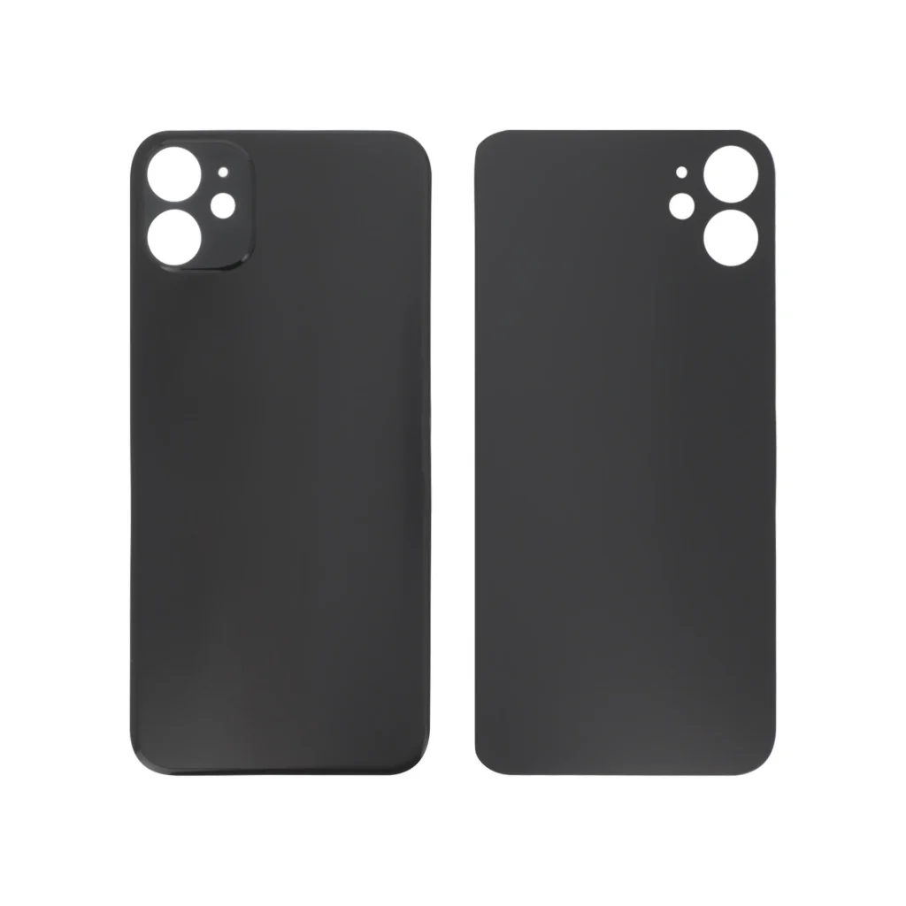 Tampa Traseira Preta para iPhone 11 (Orifício Grande) (Sem Logótipo)