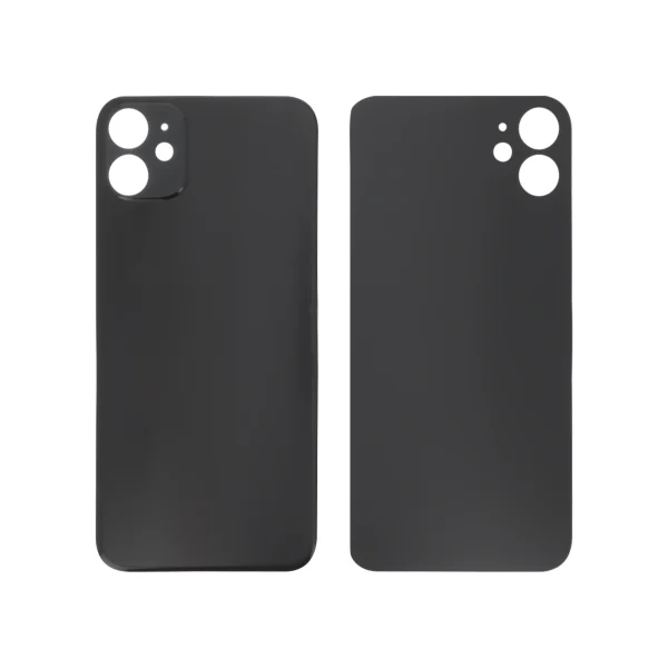 Tampa Traseira Preta para iPhone 11 (Orifício Grande) (Sem Logótipo)