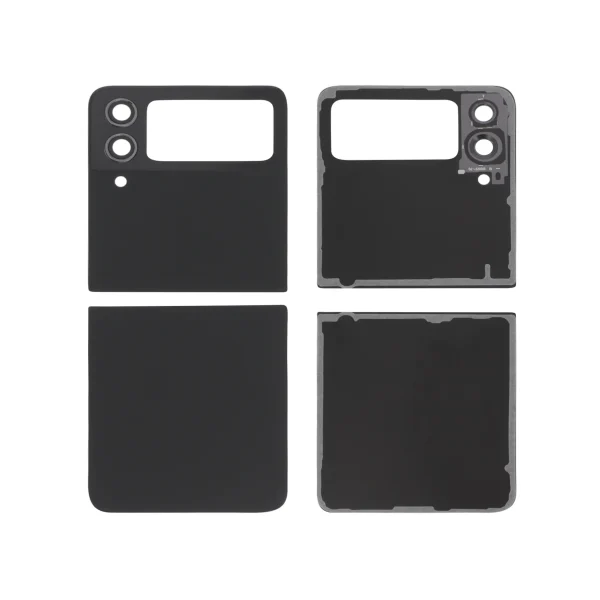 Tampa Traseira preta para Samsung Galaxy Z Flip4 (F721B)