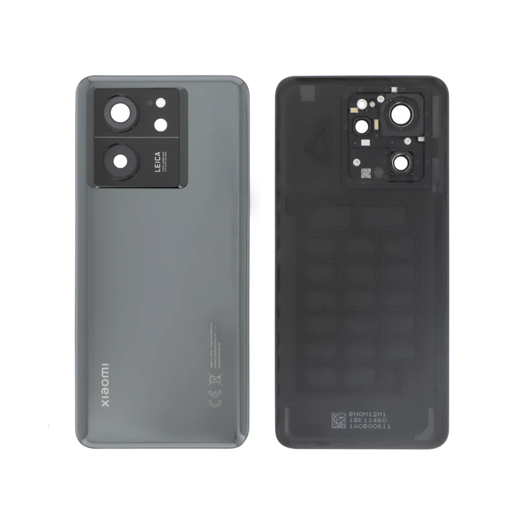 Tampa Traseira Preta para Xiaomi 13T / 13T Pro (SERVICE PACK)