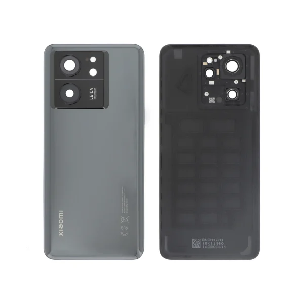 Tampa Traseira Preta para Xiaomi 13T / 13T Pro (SERVICE PACK)