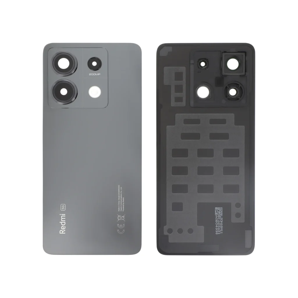 Tampa Traseira Preta para Xiaomi Redmi Note 13 Pro 5G (SERVICE PACK)