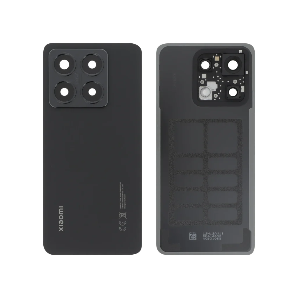 Tampa Traseira Preta Titânio para Xiaomi 14T (SERVICE PACK)