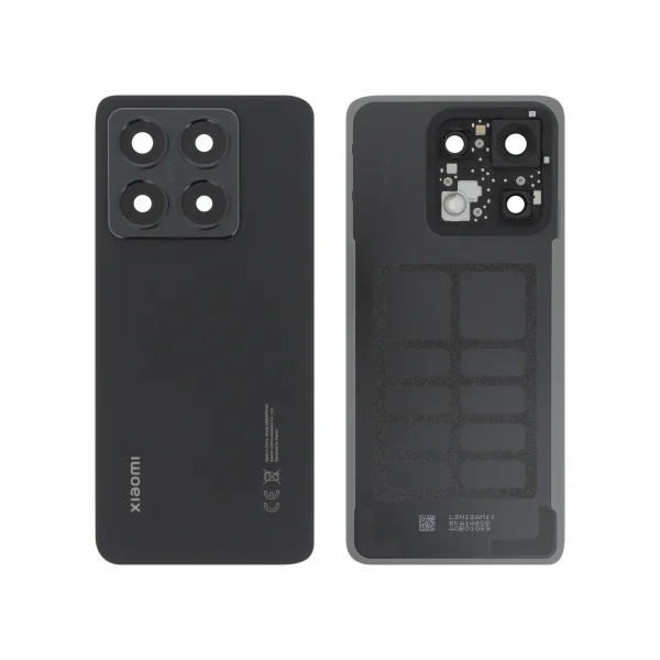 Tampa Traseira Preta Titânio para Xiaomi 14T (SERVICE PACK)