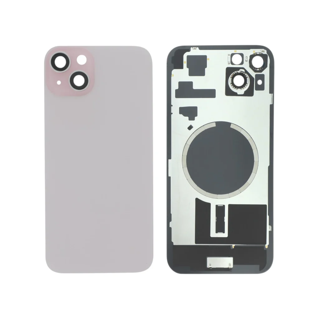 Tampa Traseira Rosa para iPhone 15 Plus (com MagSafe)