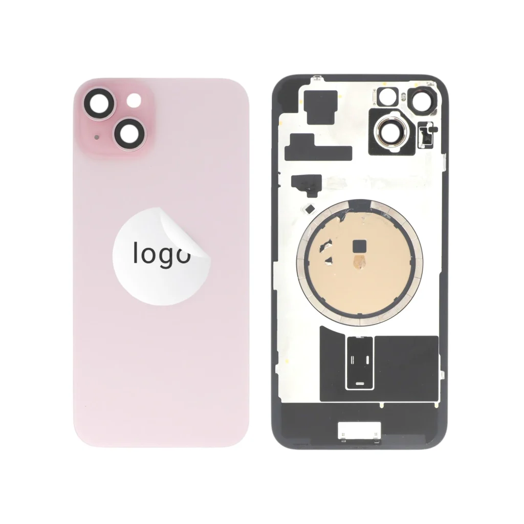 Tampa Traseira Rosa para iPhone 15 Plus - Retirado