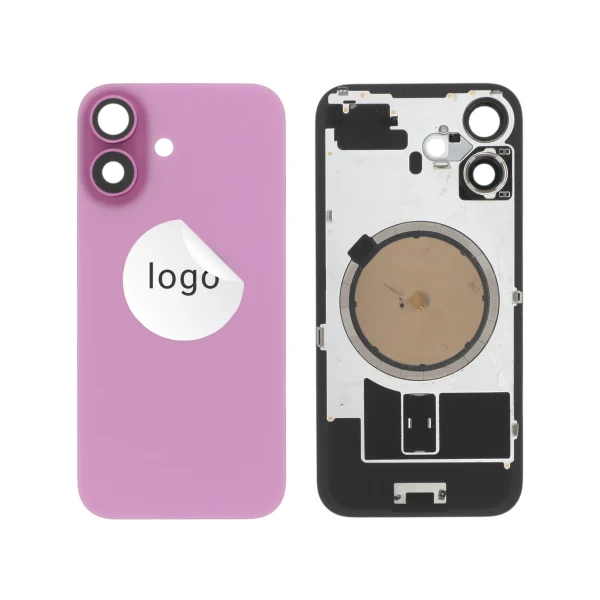 Tampa Traseira Rosa para iPhone 16 - Retirado