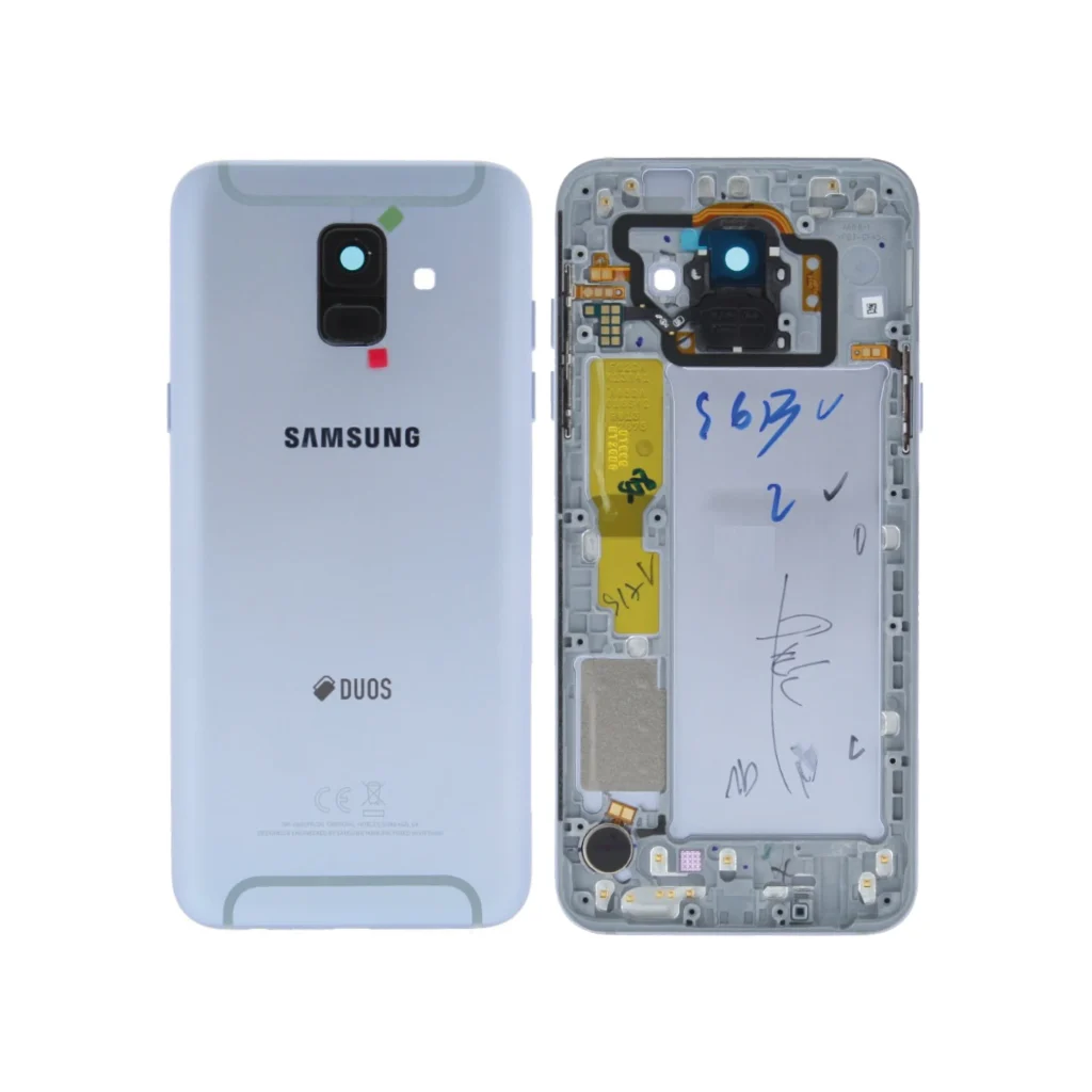 Tampa Traseira Roxa para Samsung Galaxy A6 2018 (A600F) (SERVICE PACK)